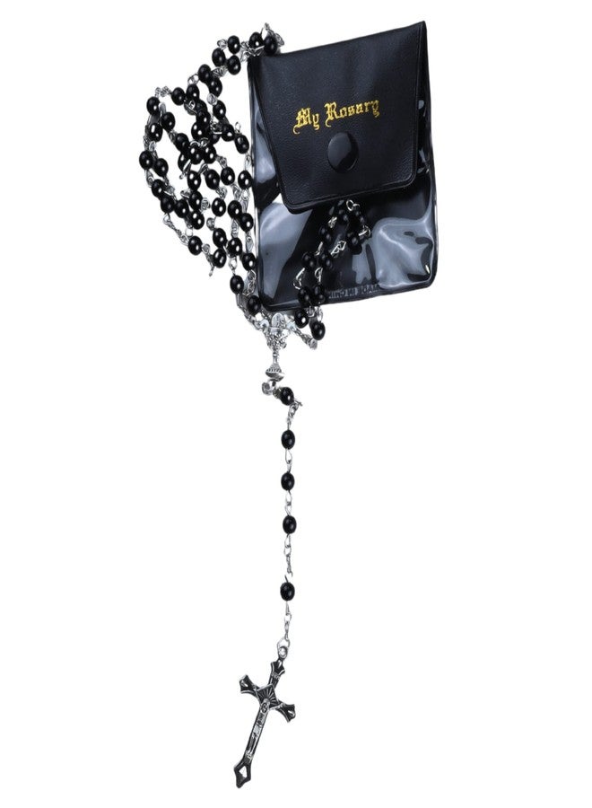 Needzo First Communion Set for Boys, Black Rosary, Scapular, Lapel Pin, and Book Included, Catholic Keepsake Gifts - Image 4